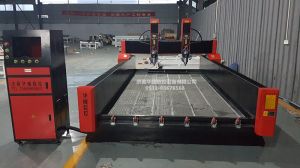 张家口崇礼县HW-1825双头重型浮雕石材雕刻机
